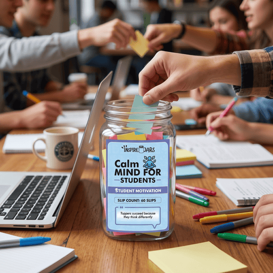 Calm Mind for Student Jar | Daily Mindfulness & Stress Relief Gift
