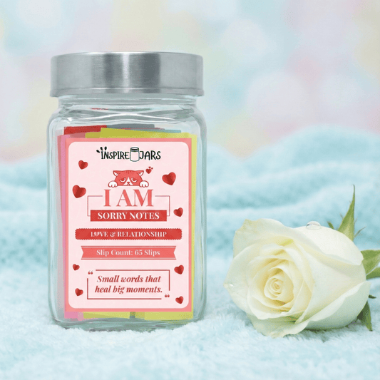 I Am Sorry Jar | Heartfelt Apology Gift for Couples & Loved Ones