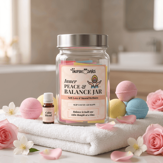 Inner Peace Balance Jar | Self Love & Mental Wellness Gift