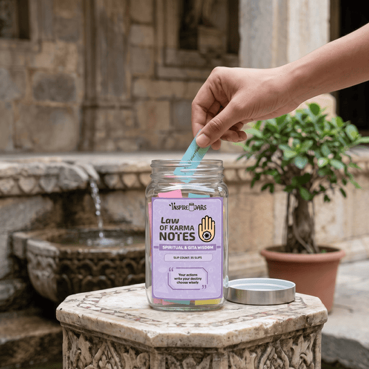 Law of Karma Notes | Inspire Jar® | Spiritual Wisdom Gift for Mindfulness & Peace