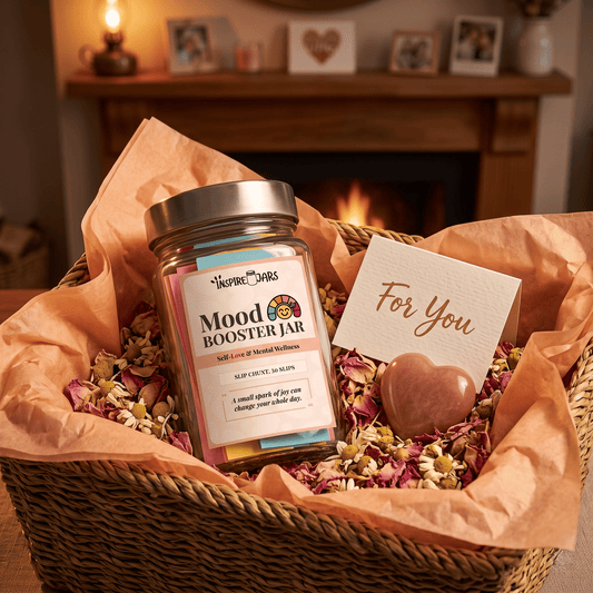 Mood Booster Jar | Daily Self Love & Mental Wellness Keepsake Gift