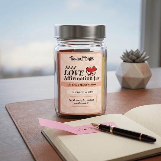 Self Love Affirmation Jar | Mental Wellness & Mindfulness Gift