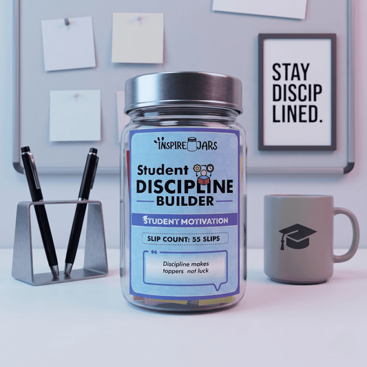 Student Discipline Jar | Daily Motivation & Focus Gift for Students
