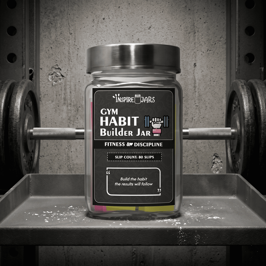 Gym Habit Builder Jar | Ultimate Fitness Motivation &amp; Discipline Gift