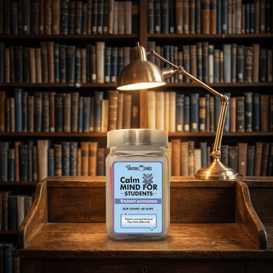 Calm Mind for Student Jar | Daily Mindfulness & Stress Relief Gift