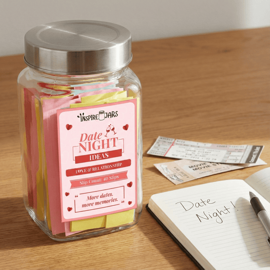 Date Night Ideas Jar | Romantic Gift for Couples
