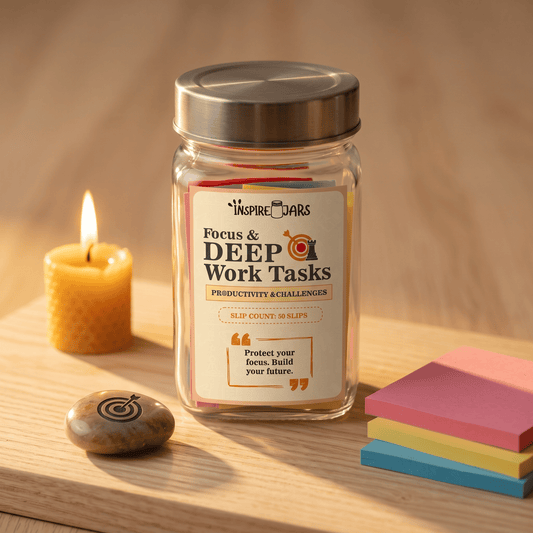 Focus and Deep Work Task Jar | Ultimate Productivity Gift
