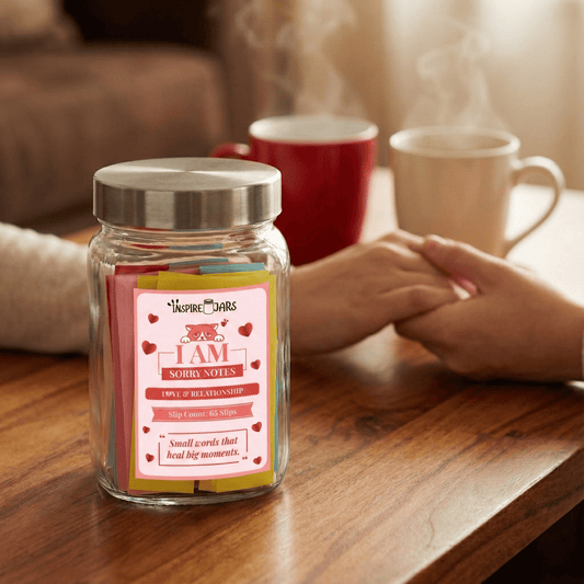 I Am Sorry Jar | Heartfelt Apology Gift for Couples & Loved Ones