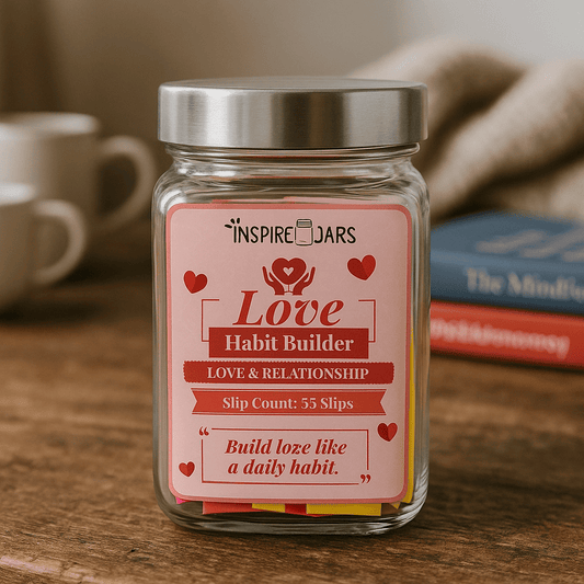 Love Habit Builder Jar | Meaningful Daily Relationship Gift for Couples