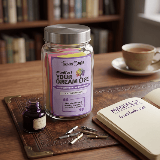 Manifest Your Dream Life Jar | Premium Law of Attraction & Manifestation Gift