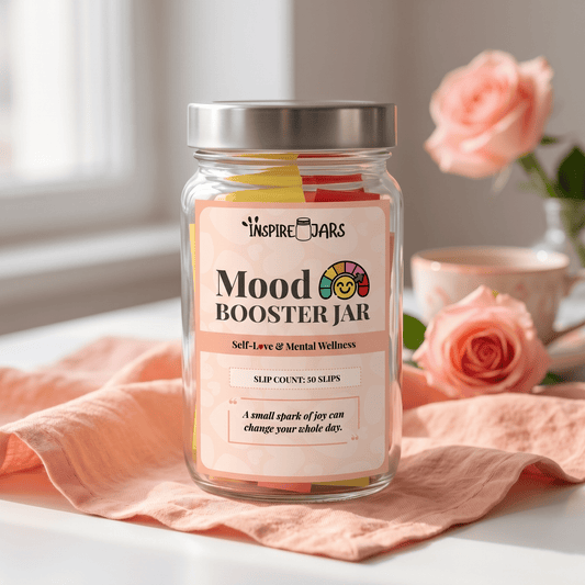 Mood Booster Jar | Daily Self Love &amp; Mental Wellness Keepsake Gift