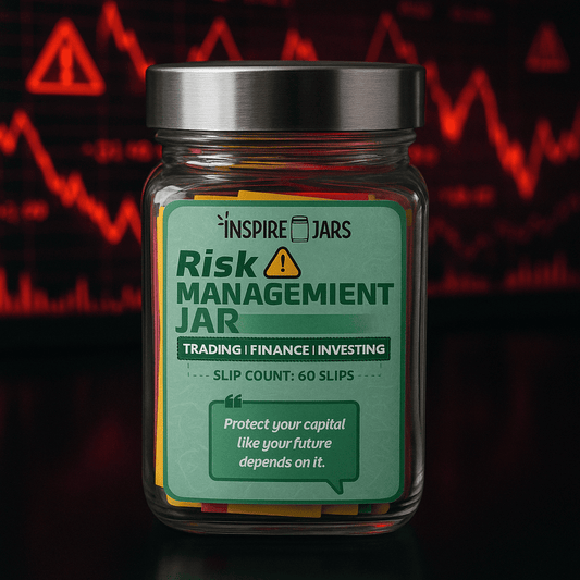 Risk Management Jar for Traders | Ultimate Finance & Investing Gift