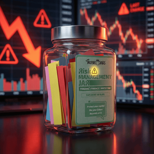 Risk Management Jar for Traders | Ultimate Finance & Investing Gift