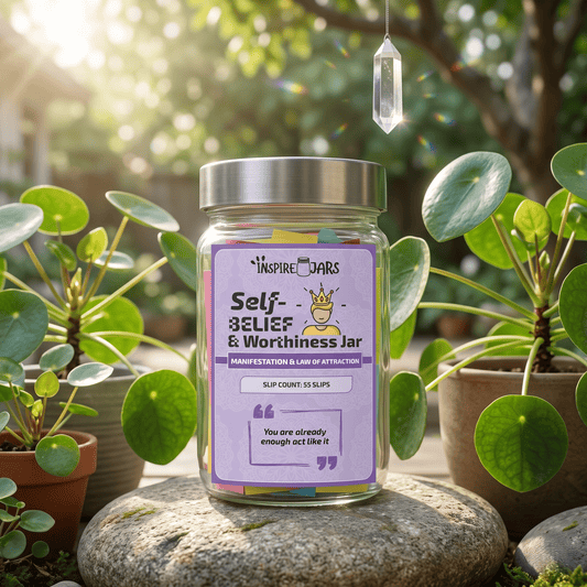 Self Belief & Worthiness Jar | Law of Attraction & Manifestation Gift