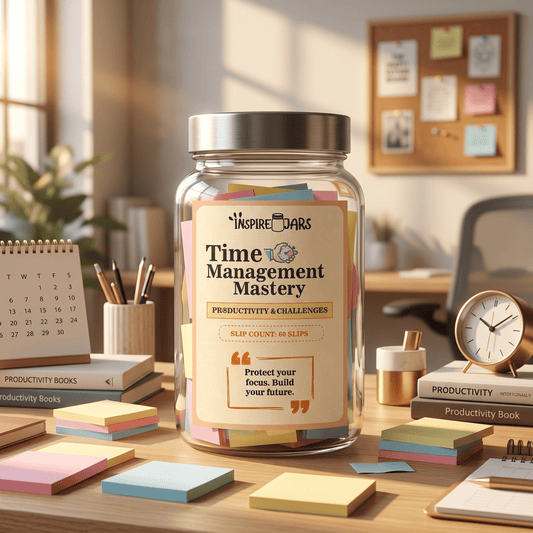 Time Management Mastery Jar | Productivity & Goal Success Gift